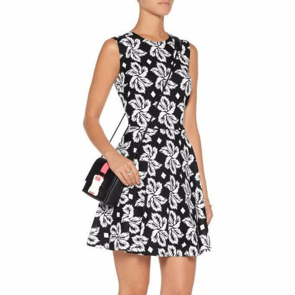 Diane Von Furstenberg JEANNIE Fit Flare Cotton Flo